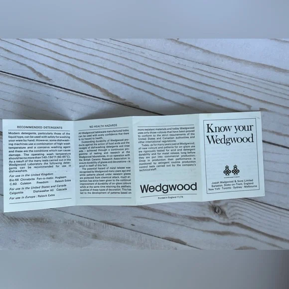 Wedgewood Vintage Seal of State Series Jasperware Set12 Rhode Island Hopkins - Picture 8 of 9